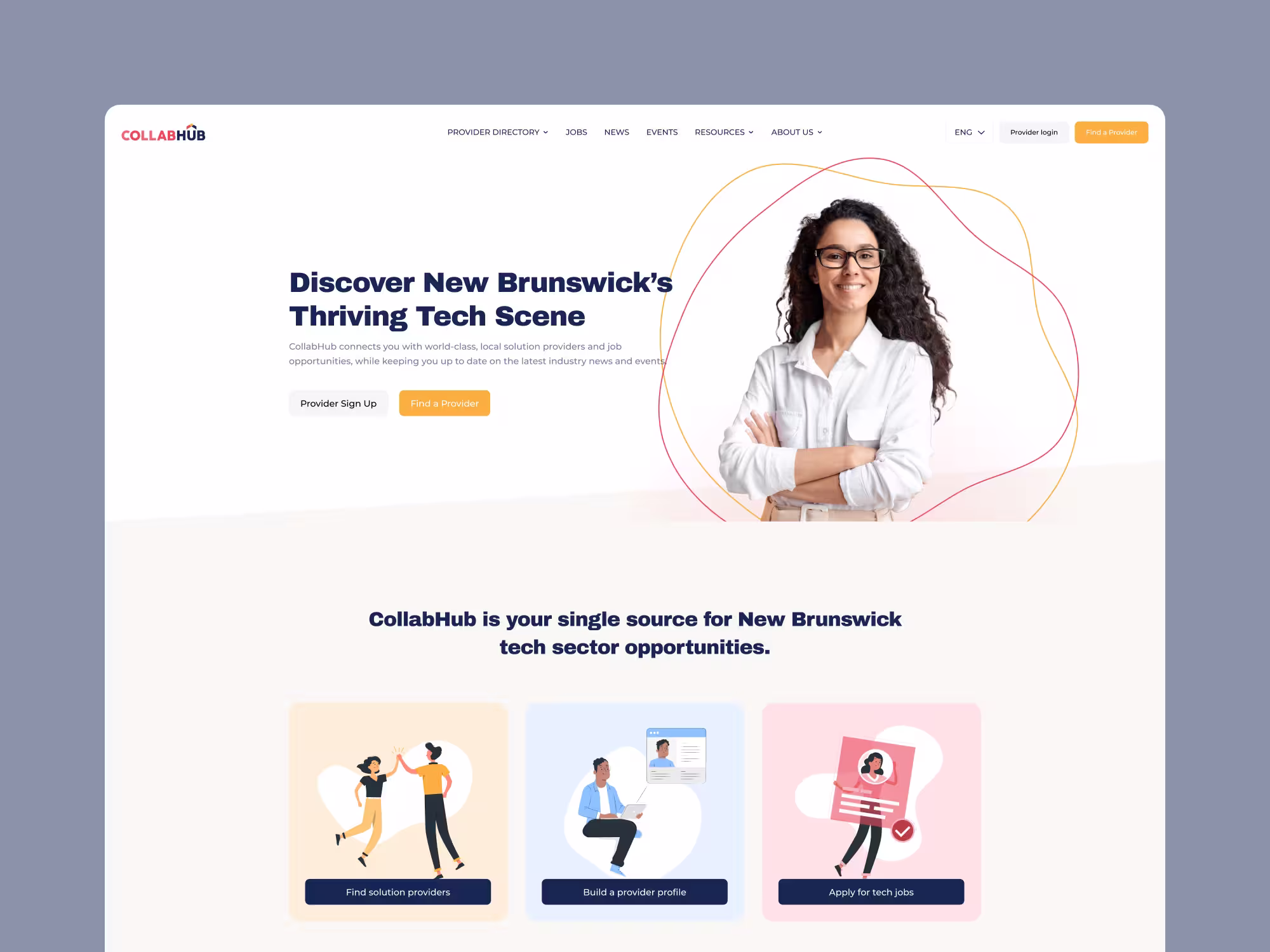 CollabHub is a dynamic directory platform designed to connect talents, companies, and organizations in a seamless and scalable way. Built on HubSpot CMS, the project focuses on creating a flexible structure that allows easy navigation, discovery, and meaningful collaboration opportunities.